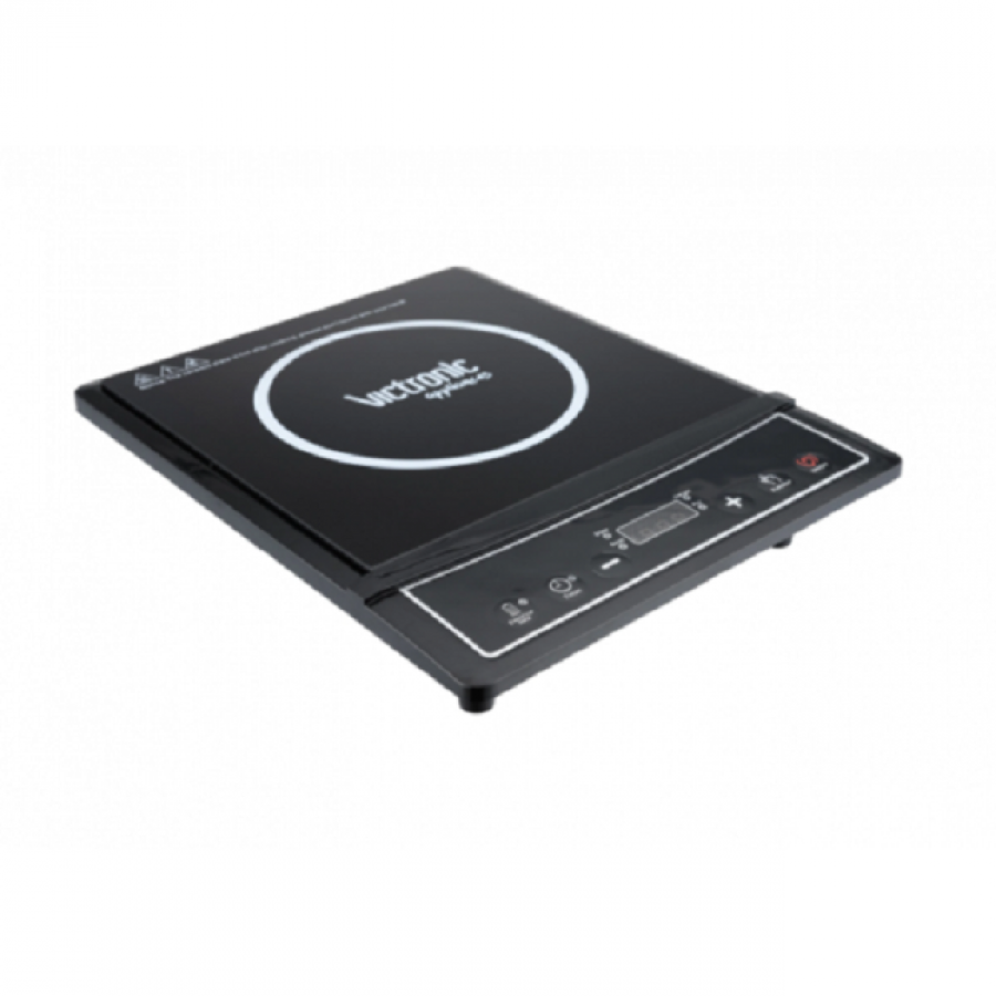 Plita Cu Inductie, Putere 2000w, Timer, 8 Nivele De Incalzire, Comenzi Prin Butoane, Multiple Functii, On/off, Negru