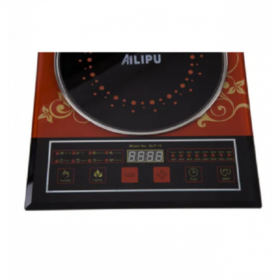 Plita Cu Inductie Cu Indicator Led, Putere 2200 W, Alimentare Electrica 230 V, Trepte De Putere, Timer, On/off, Design Plat Modern, Negru