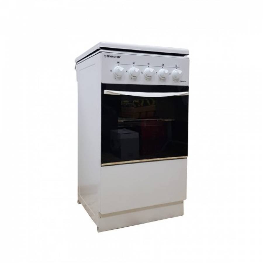 Aragaz 4 Arzatoare, Cuptor, Dispozitiv Siguranta Plita Si Cuptor, Arzatoare Cu Eficienta Ridicata, Design Clasic, Culoare Alb