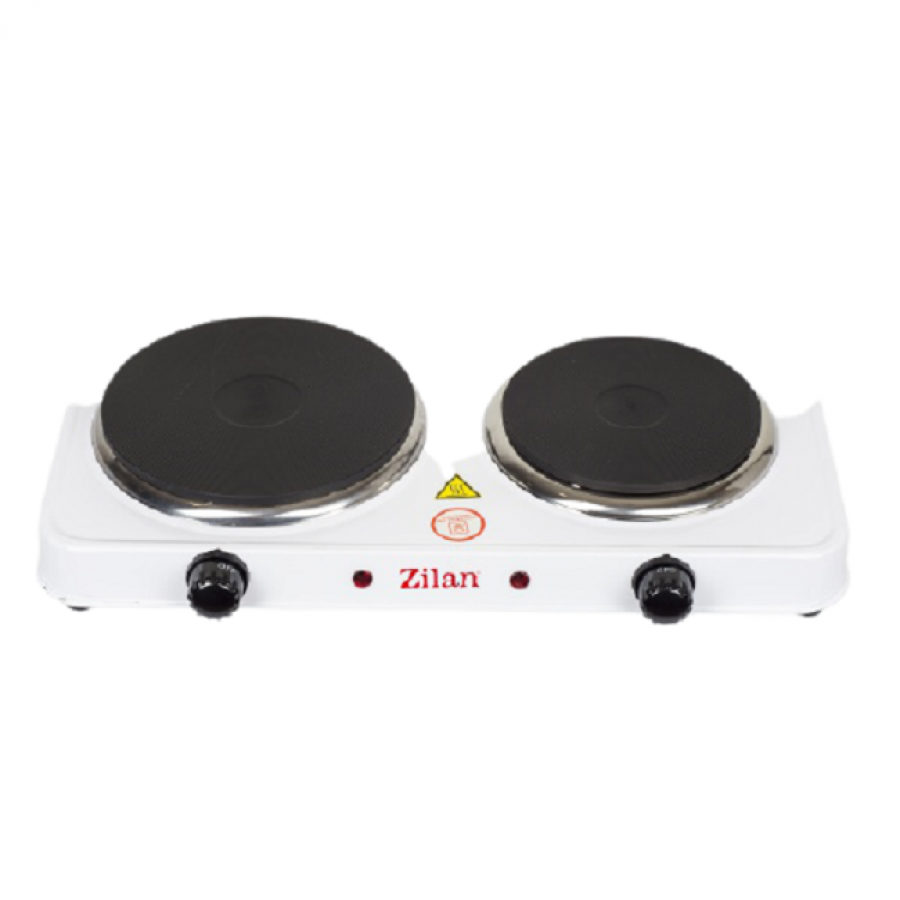 Plita Electrica, 2 Ochi-uri, 2500w,  Termostat Reglabil, 220-240v, Indicator Luminos, Ergonomica, Usoara, Alb