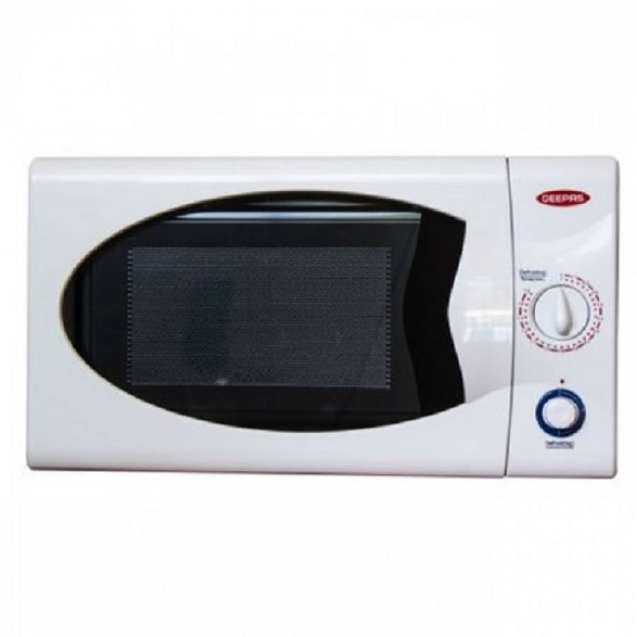 Cuptor Cu Microunde, Putere 700 W, Capacitate 20 L, Functie Dezghetare, Panou De Comanda Mecanic, Design Clasic, Alb