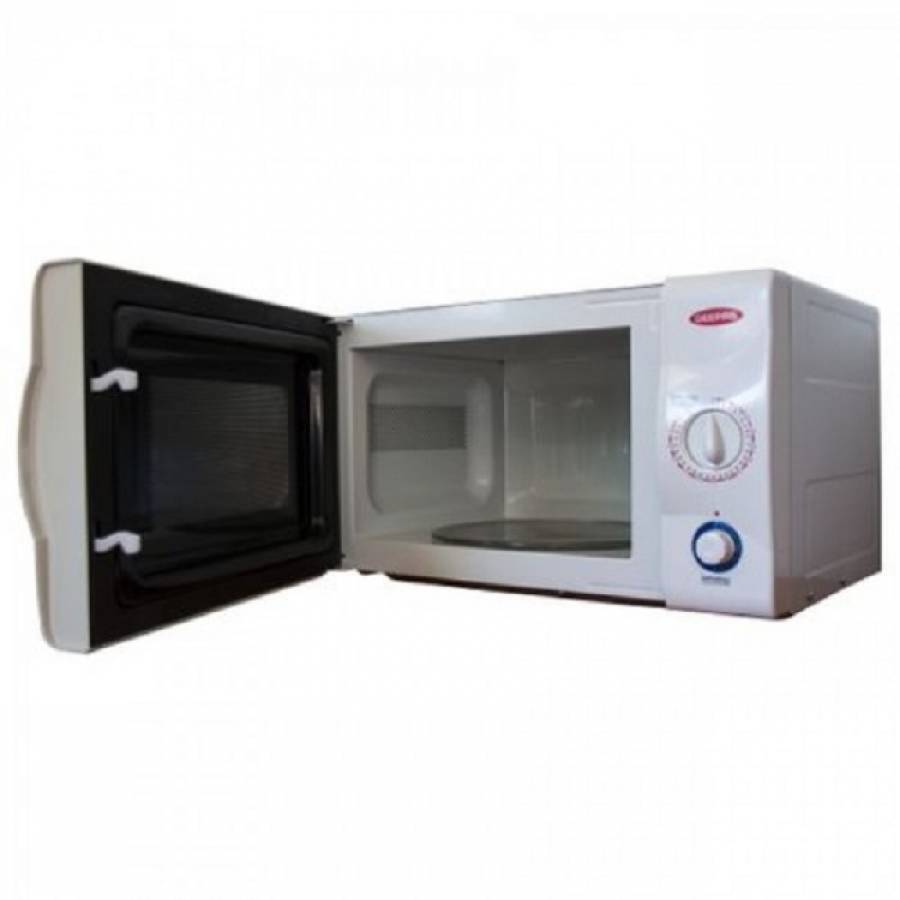 Cuptor Cu Microunde, Putere 700 W, Capacitate 20 L, Functie Dezghetare, Panou De Comanda Mecanic, Design Clasic, Alb