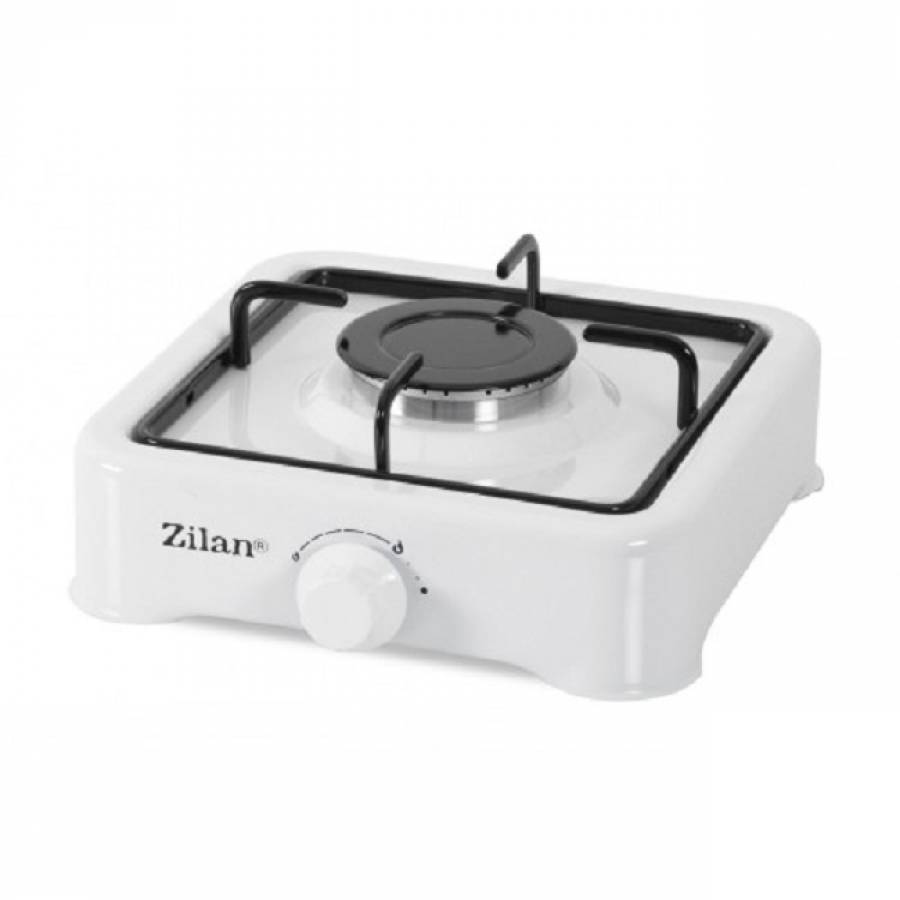 Plita Cu Un Singur Ochi, 1600 W, Alimentare Gpl, Ideala Pentru Camping, Temperatura Reglabila, Design Ergonomic, Alb