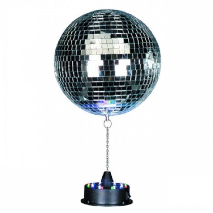 Glob Disco Cu Motor si LED RGB 30cm