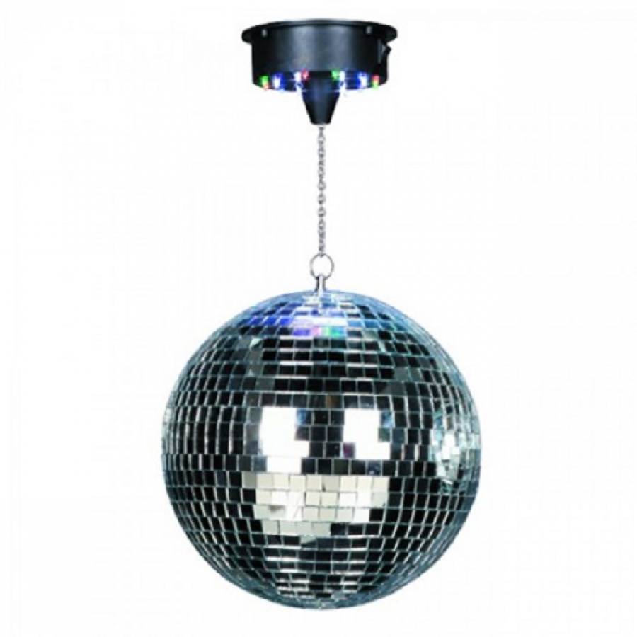 Glob Disco Cu Motor si LED RGB 30cm