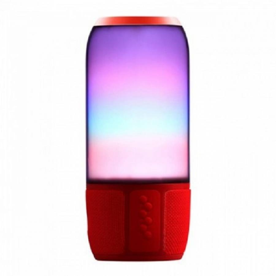 Boxa Iluminata Bluetooth 3W USB/MSD/AUX - Rosu