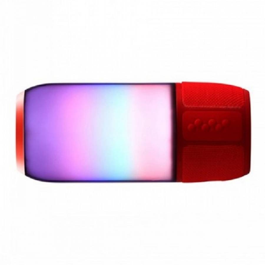 Boxa Iluminata Bluetooth 3W USB/MSD/AUX - Rosu