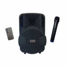 Boxa Activa Cu Statie Tip Troller Cu Microfon Wi-fi , Bluetooth , Fm , Usb , Card Sd ,telecomanda
