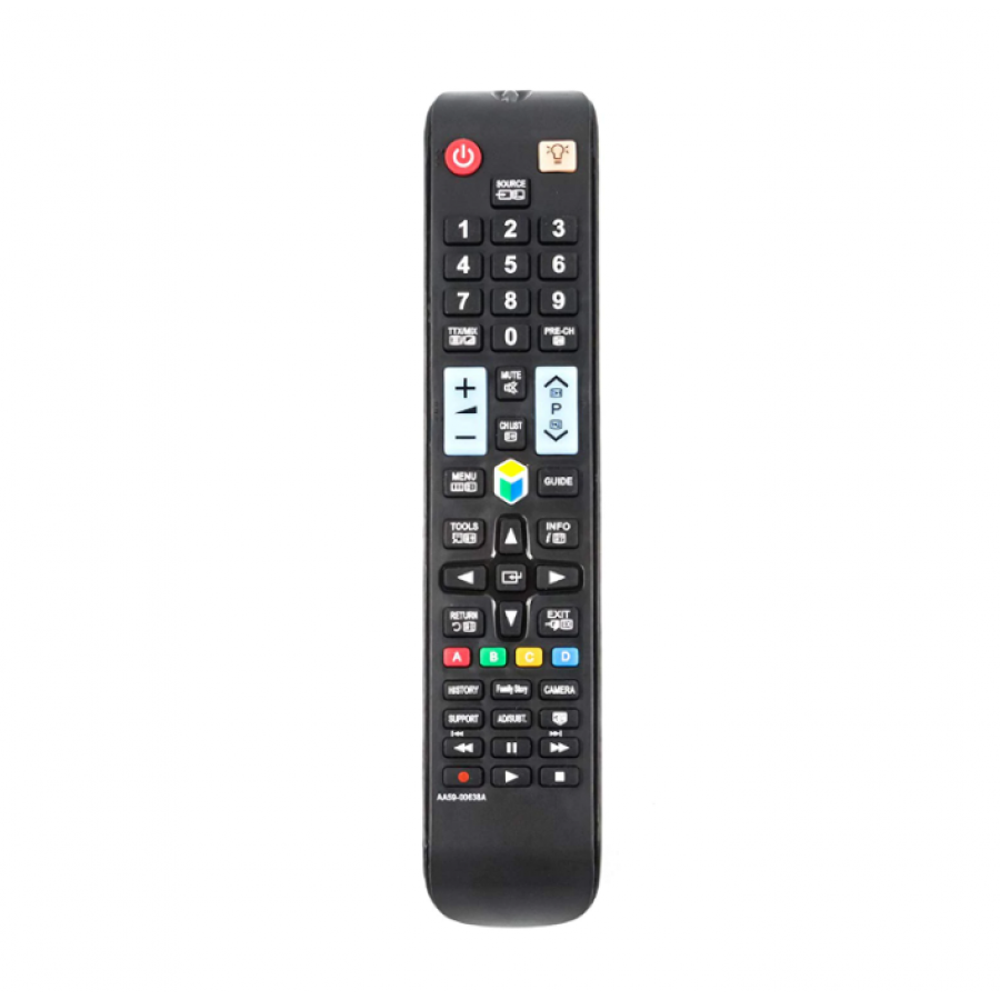 Telecomanda universala pentru TV LED/LCD Samsung, Tip baterie 2 x aaa, Raza de operare 8 m, Subtire, Negru