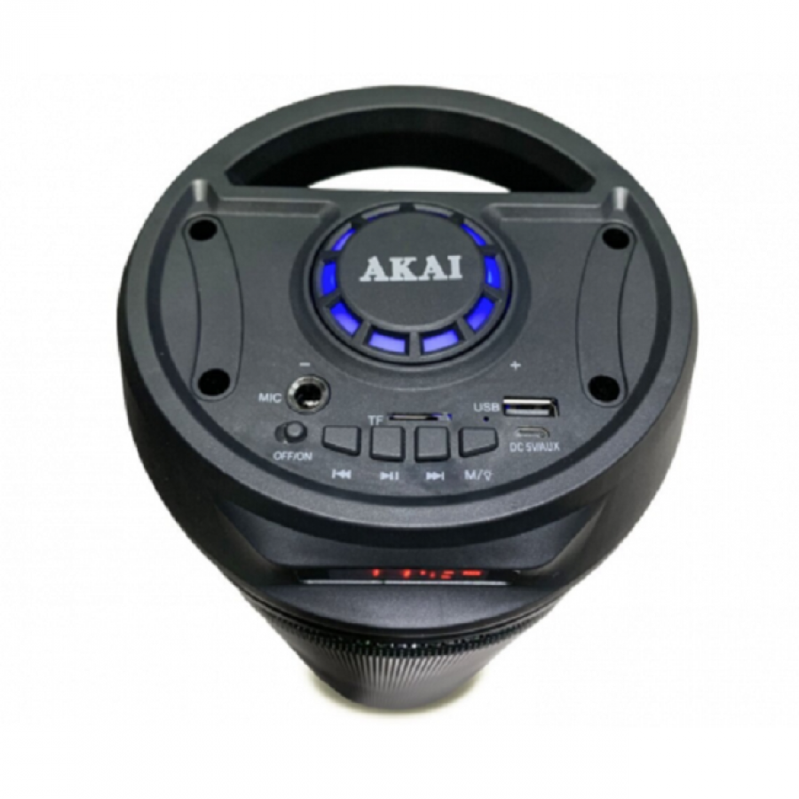 Boxa Portabila Activa, Putere 5 W, Bluetooth, Usb, Micro Sd Card Slot, Intrare Microfon, Lumini Difuzor, Radio Fm, Negru