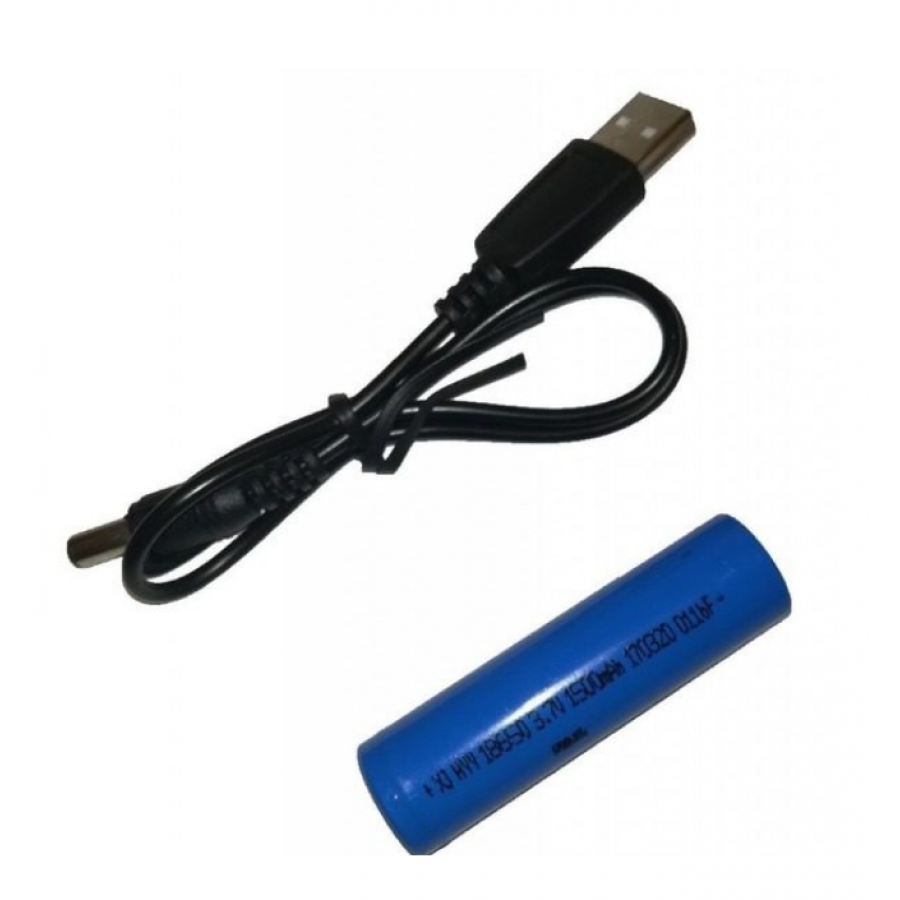 Megafon KlaussTech 15 W cu acumulator Li-ion, Diametru 13 cm, PVC, Incarcare USB, Albastru/Alb