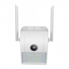 Camera KlaussTech de supraveghere HD 1080P, Wifi, Unghi 160, Alarma, 4W, IP66, Culoare Alb