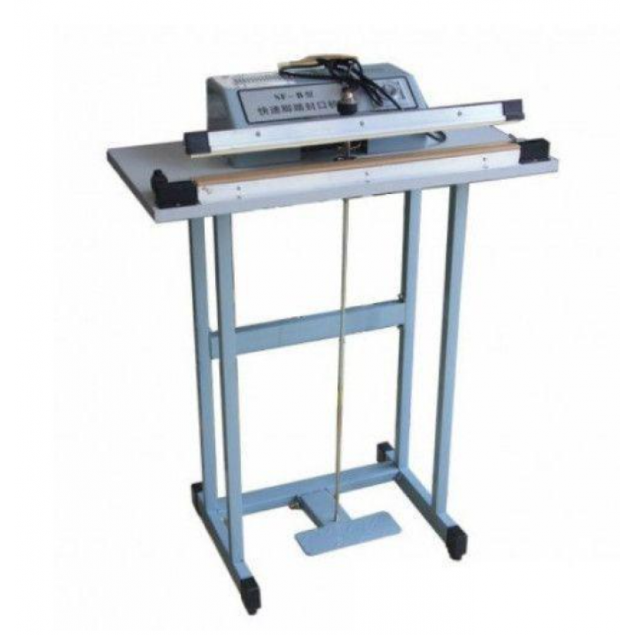 Aparat KlaussTech de sigilat pungi, Cu pedala, Lungime lipitura 600 mm, Metal, 40 V - 50 Hz, Argintiu