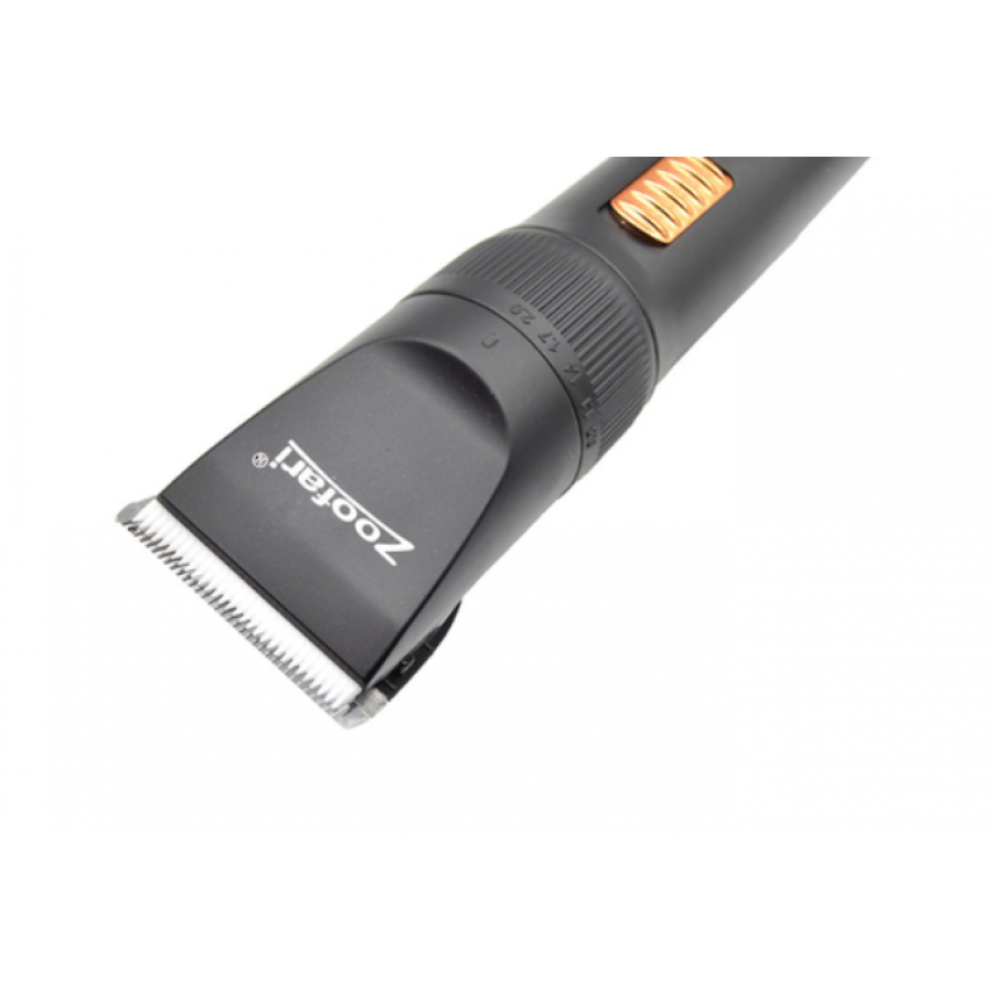 Masina de Tuns Animale 8 W, 4 Capete interschimbabile, 3 - 12 mm, 100 - 240 V, 6500 RPM, Motor silentios, ABS, Perie de curatat, Negru