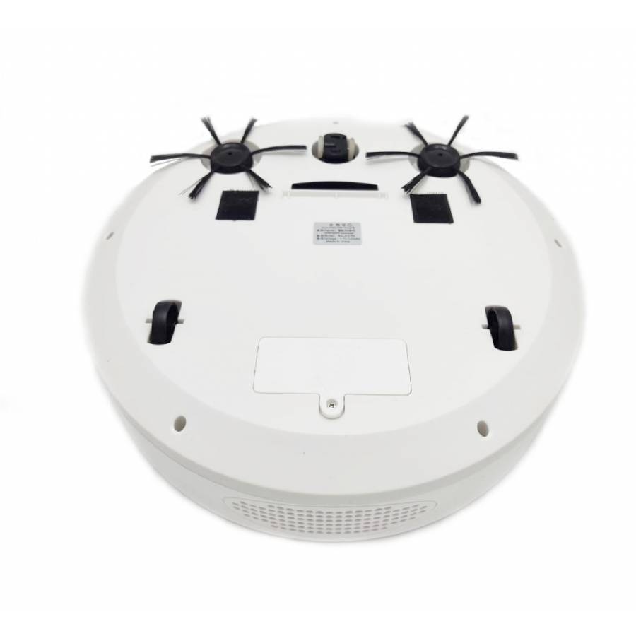 Aspirator robot cu diametru 32 cm, 3W, 1200 mAH, Autonomie 90 min, Multi-suprafete, Modern, Alb