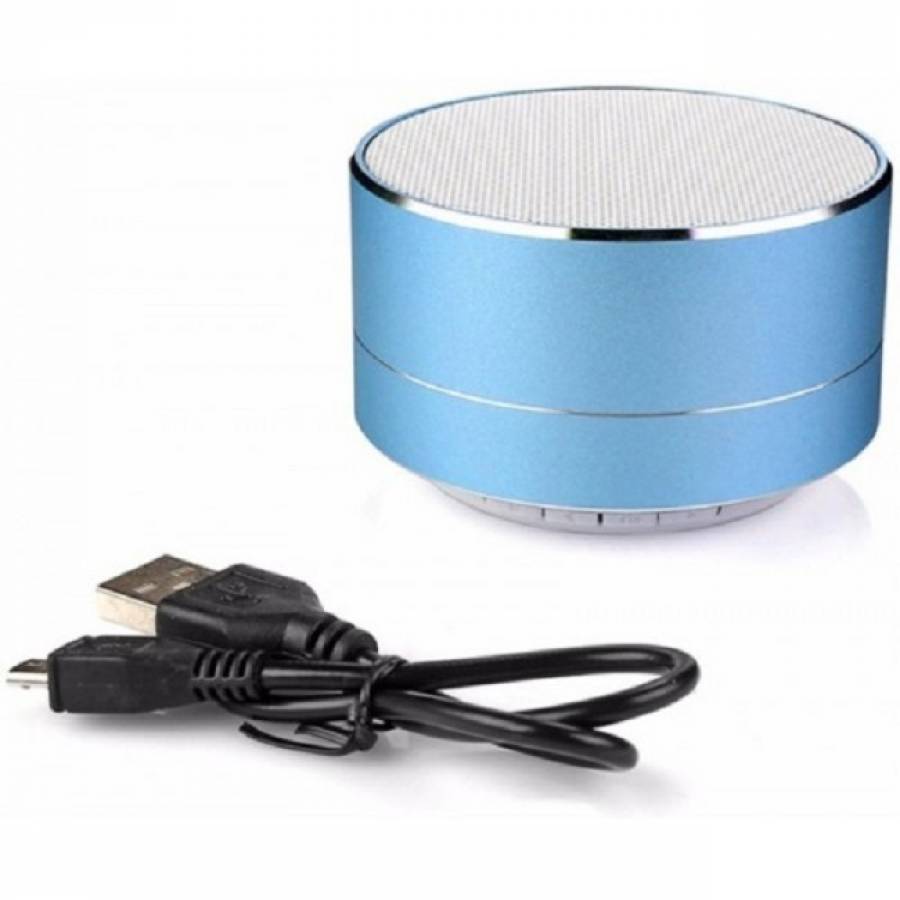 Mini Boxa Portabila Klausstech, Handsfree, Usb, Bluetooth, Radio Fm, Usoara, Albastru