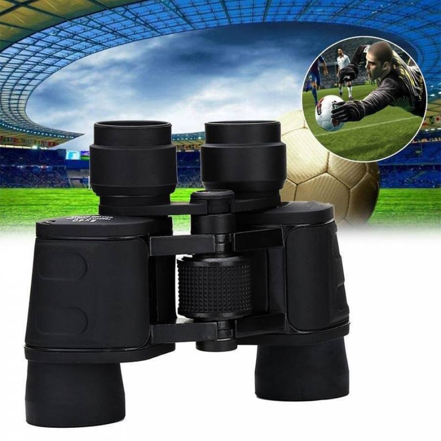 Binoclu KlaussTech 8x40, Diametru obiectiv 40 mm, Diametru ocular 18 mm, IP65, 18 x 5,5 x 14 cm, Vedere 168-1000 m, Negru