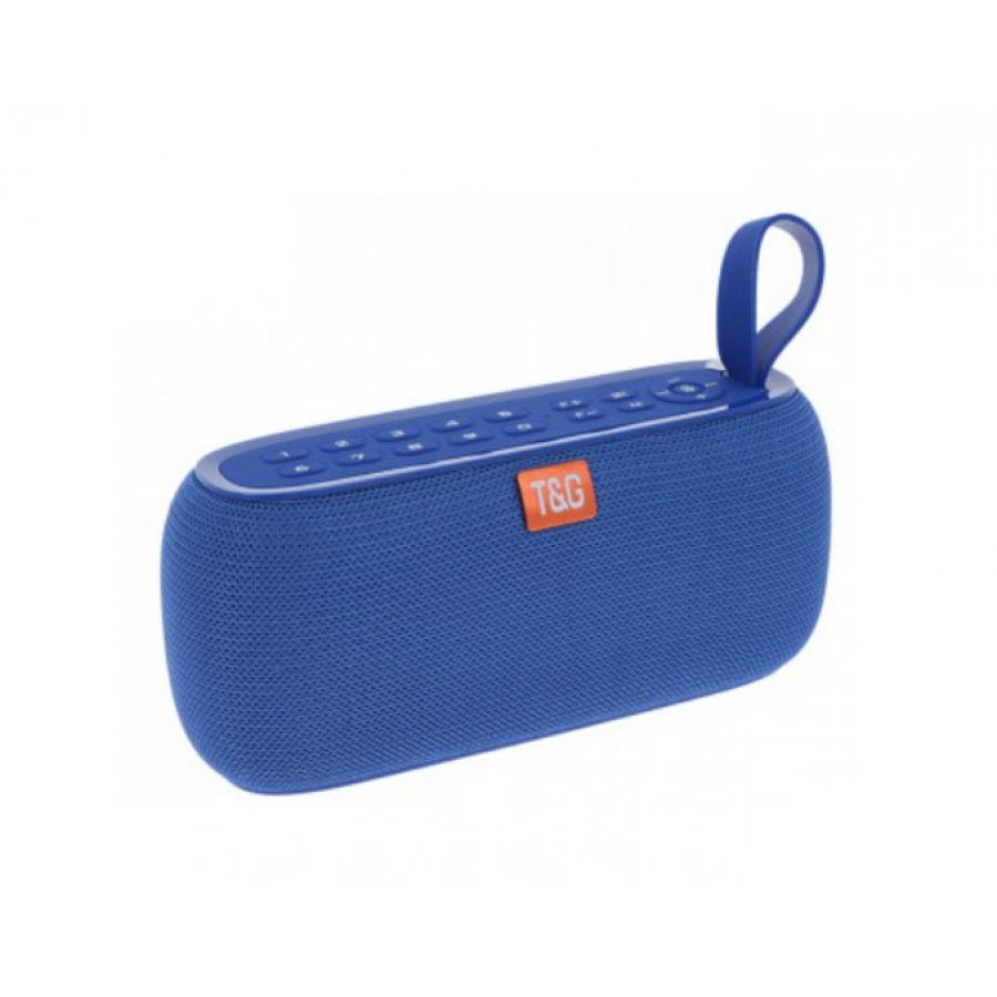 Boxa Portabila cu Afisaj Digital si Conexiune Bluetooth, Radio FM, Ceas, MP3, TF / USB, 2 x 5 W, Handsfree, Albastru