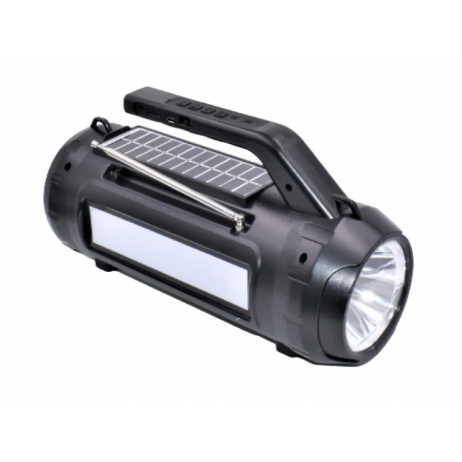 Boxa Portabila cu Afisaj Digital si Conexiune Bluetooth, Radio FM, Ceas, MP3, TF / USB, 2 x 5 W, Handsfree, Albastru