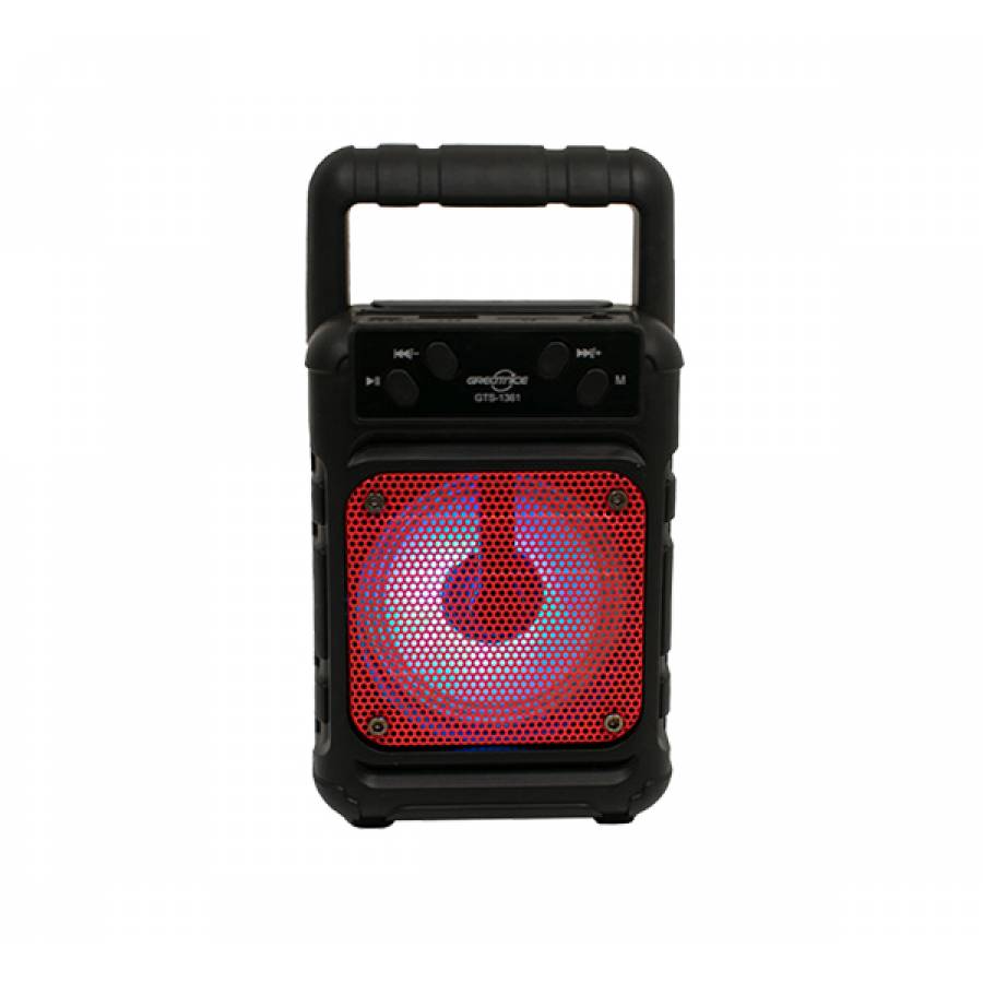 Boxa Portabila cu MP3, TF/USB, Bluetooth, Radio FM, 1200 mAH, Control volum, Incarcare 2 ore, 5 W, Maner, Negru