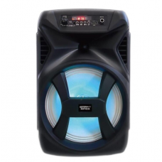 Boxa Portabila 150 W, 2200 Mah,  Bluetooth, Fm Radio, Usb / Aux, Microfon Si Telecomanda, Negru