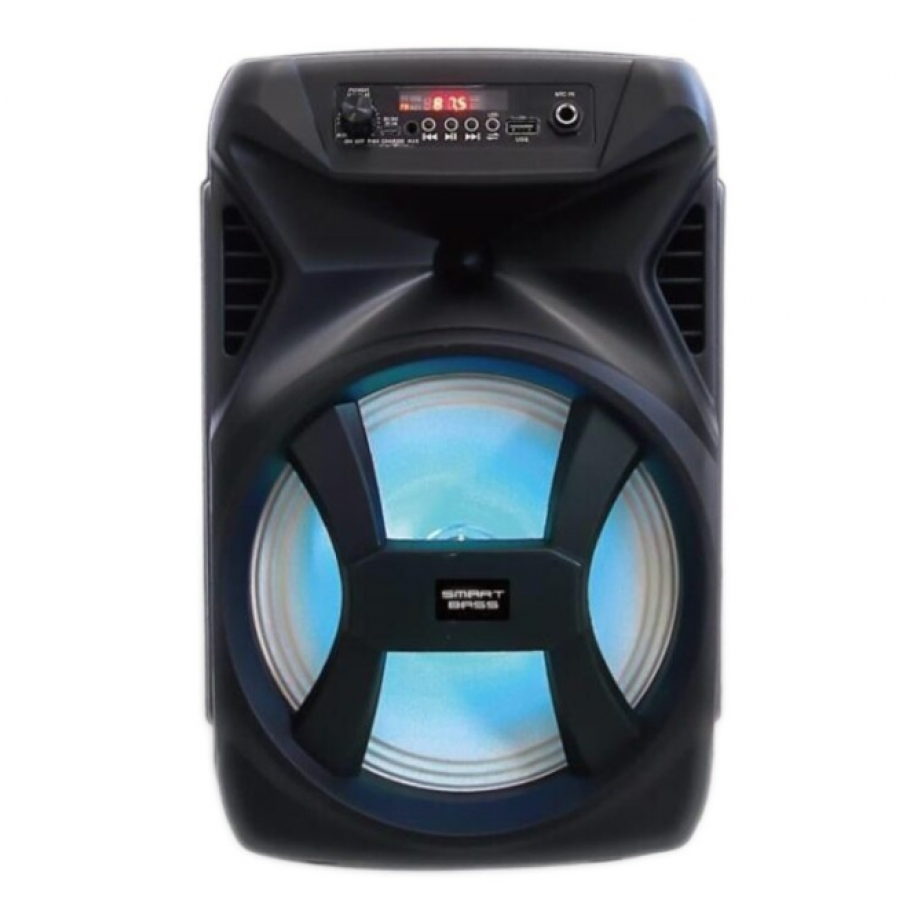 Boxa Portabila 150 W, 2200 Mah,  Bluetooth, Fm Radio, Usb / Aux, Microfon Si Telecomanda, Negru