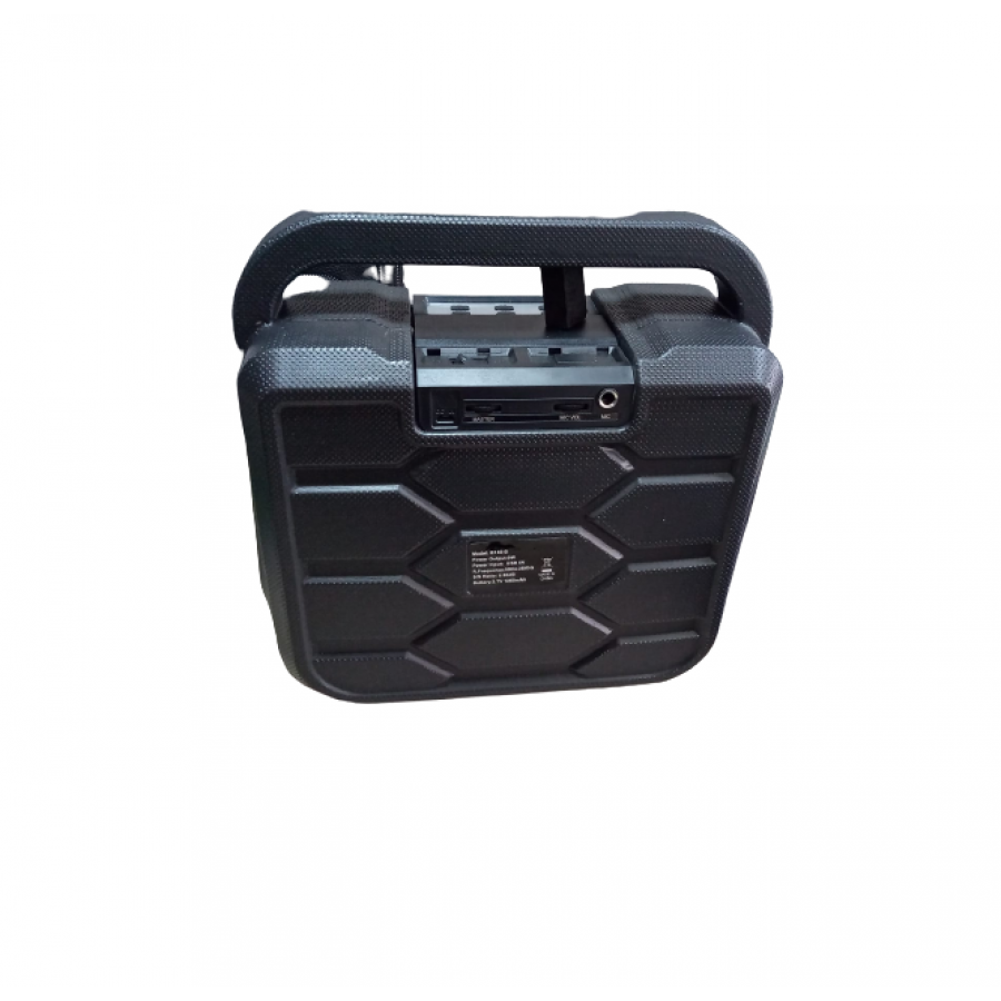 Boxa Audio Cu Microfon, 9 W, Bluetooth, Usb 5v, Aux In, Bluetooth, 1200 Mah, Radio Fm, Trepied, Negru