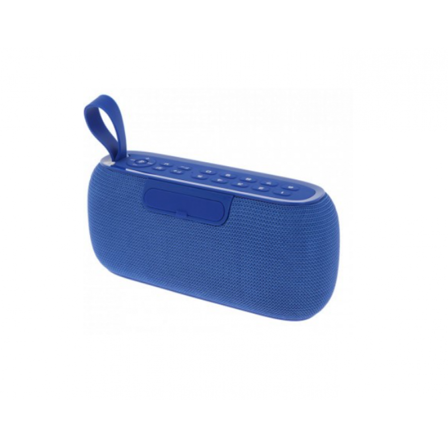 Boxa Portabila cu Afisaj Digital si Conexiune Bluetooth, Radio FM, Ceas, MP3, TF / USB, 2 x 5 W, Handsfree, Albastru