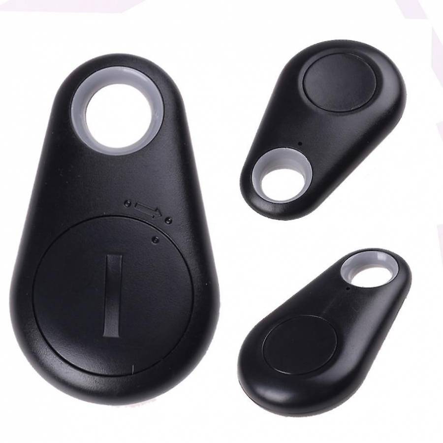 Breloc Anti-pierdere pentru chei, Functie Bluetooth, Localizator GPS, LRTM, Compatibil iOS si Android, Negru