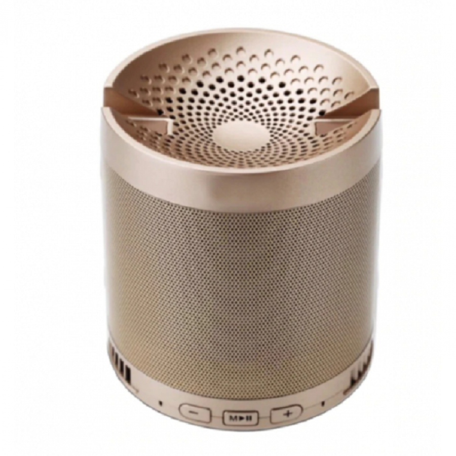 Boxa Auto Bluetooth, Modern, Suport Telefon, Abs, Micro Usb / Card Tf / Usb 2.0, 80 Db, Design Compact, Culoare Gold