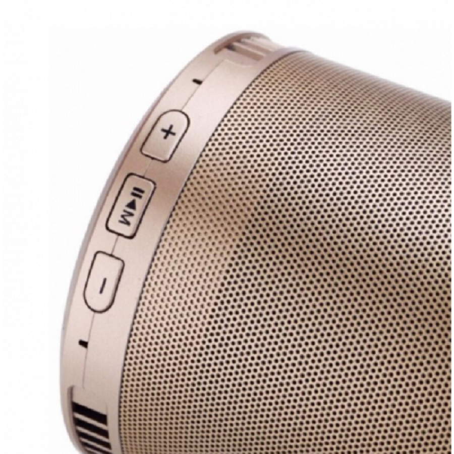 Boxa Auto Bluetooth, Modern, Suport Telefon, Abs, Micro Usb / Card Tf / Usb 2.0, 80 Db, Design Compact, Culoare Gold