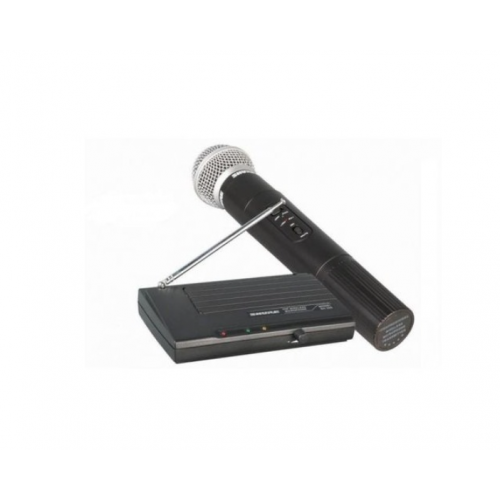 Microfon Shure Wireless Dinamic, 40Hz-15KHz, SNR 108dB, Emisie 8.5mW, -15 C~ 60 C, Modulare FM, Negru