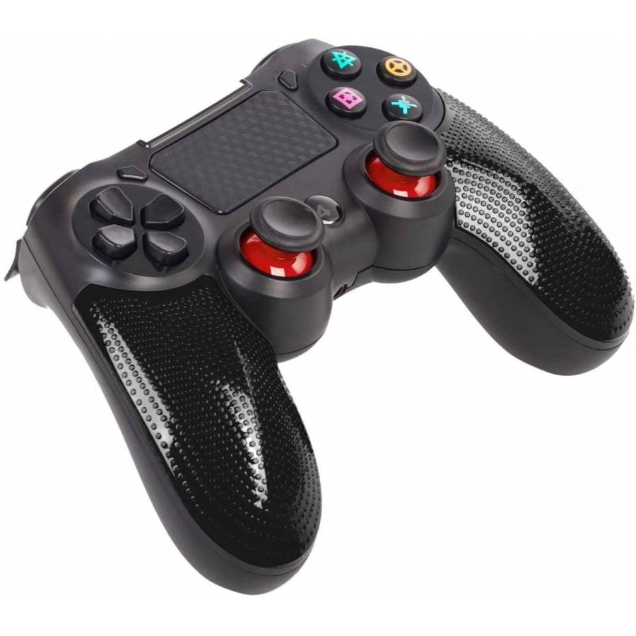 Controler Wireless pentru PS4, Vibratie Activa, Reincarcabil, Indicator LED, Design ergonomic, Negru