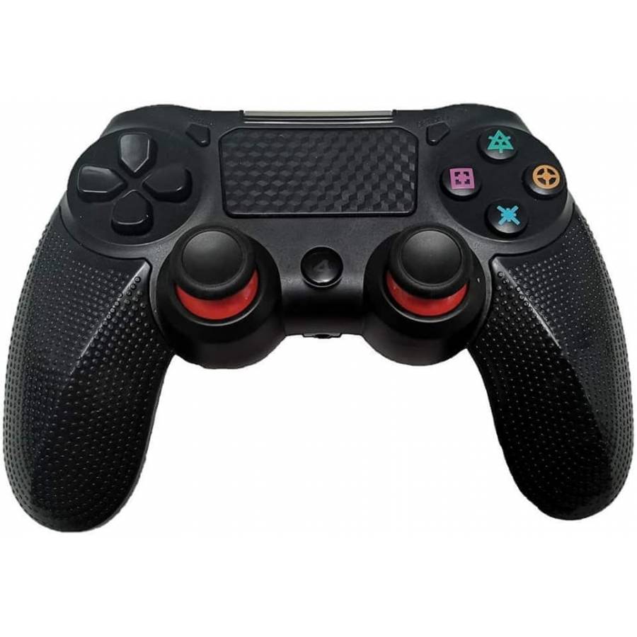 Controler Wireless pentru PS4, Vibratie Activa, Reincarcabil, Indicator LED, Design ergonomic, Negru