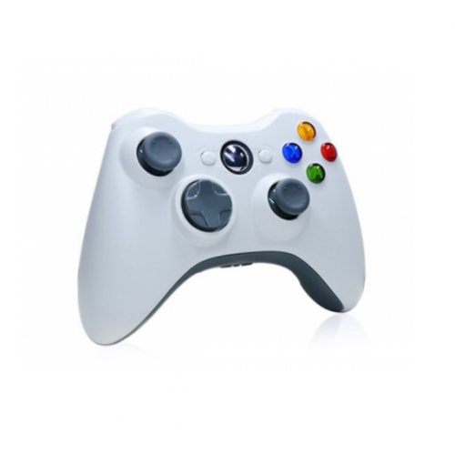 Controler pentru  Xbox 360 / PC si PS3, Cu fir, Vibartii, Dublu-soc, Ergonomic, Alb