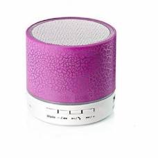 Mini-boxa Portabila Klausstech, Conectivitate Bluetooth, Mp3, Slot Sd Card, Radio Fm, Port Usb, Aux In, Lumini Ambientale, Dimensiuni Reduse, Culoare Mov