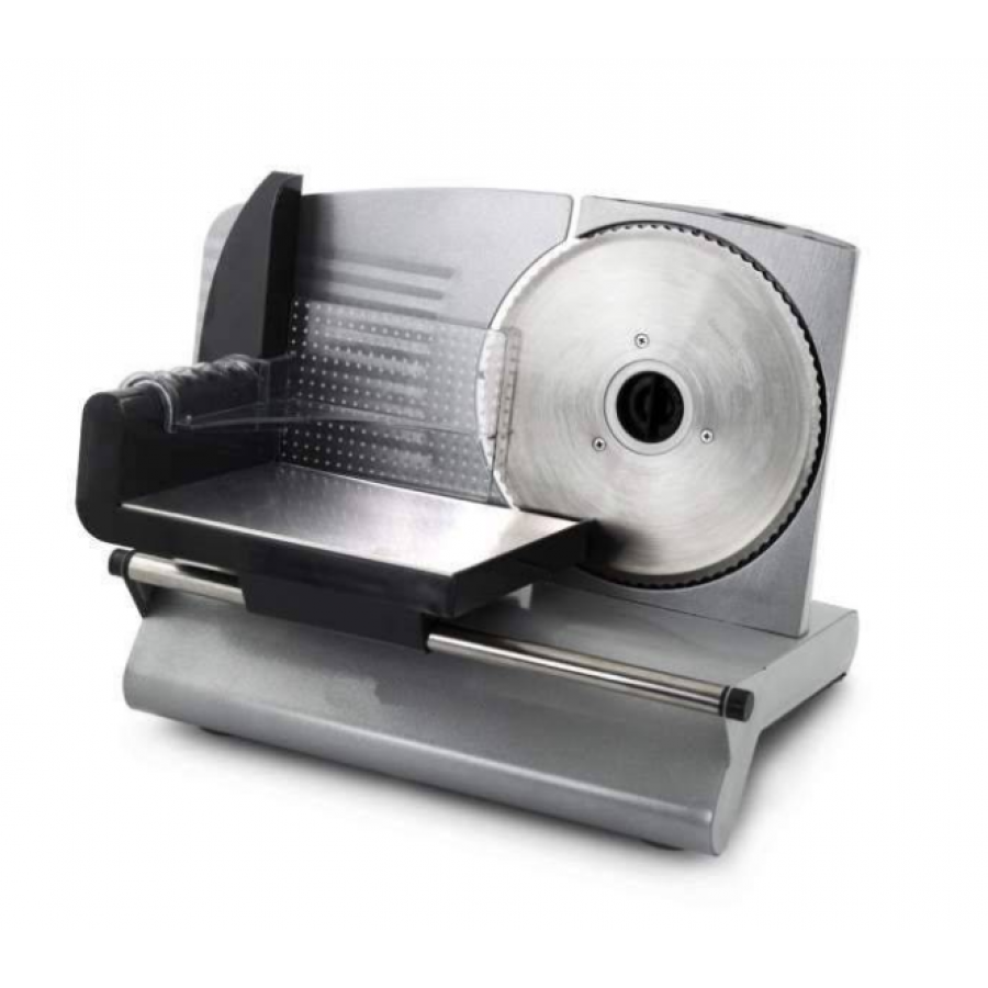 Feliator Electric de 250 W, Diametru 19 cm, Grosime taiere 0 - 15 mm, Lama din otel, 85 dB, Argintiu