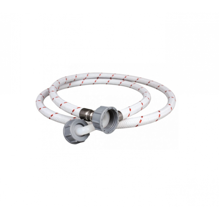 Furtun de Alimentare cu apa pentru masina de spalat, Lungime de 400 cm, Material Plastic/Nailon, Alb
