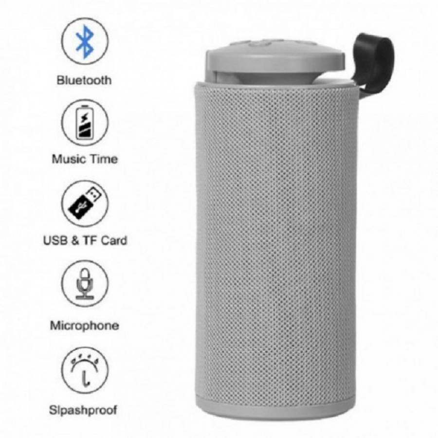 Boxa Wireless Audio Portabila, Functie Egalizator, Incarcare Usb, Dispozitive Conectate Max 4, 50w, 2 X Difuzoare, 1200 Mah, Gri