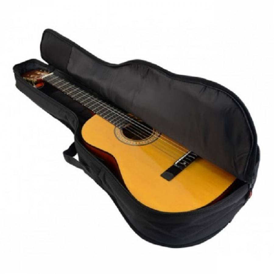 Husa Klausstech Total Protection Pentru Chitara, Material Impermeabil, Curea Pentru Transport, Buzunar Frontal, Design Ergonomic, Negru