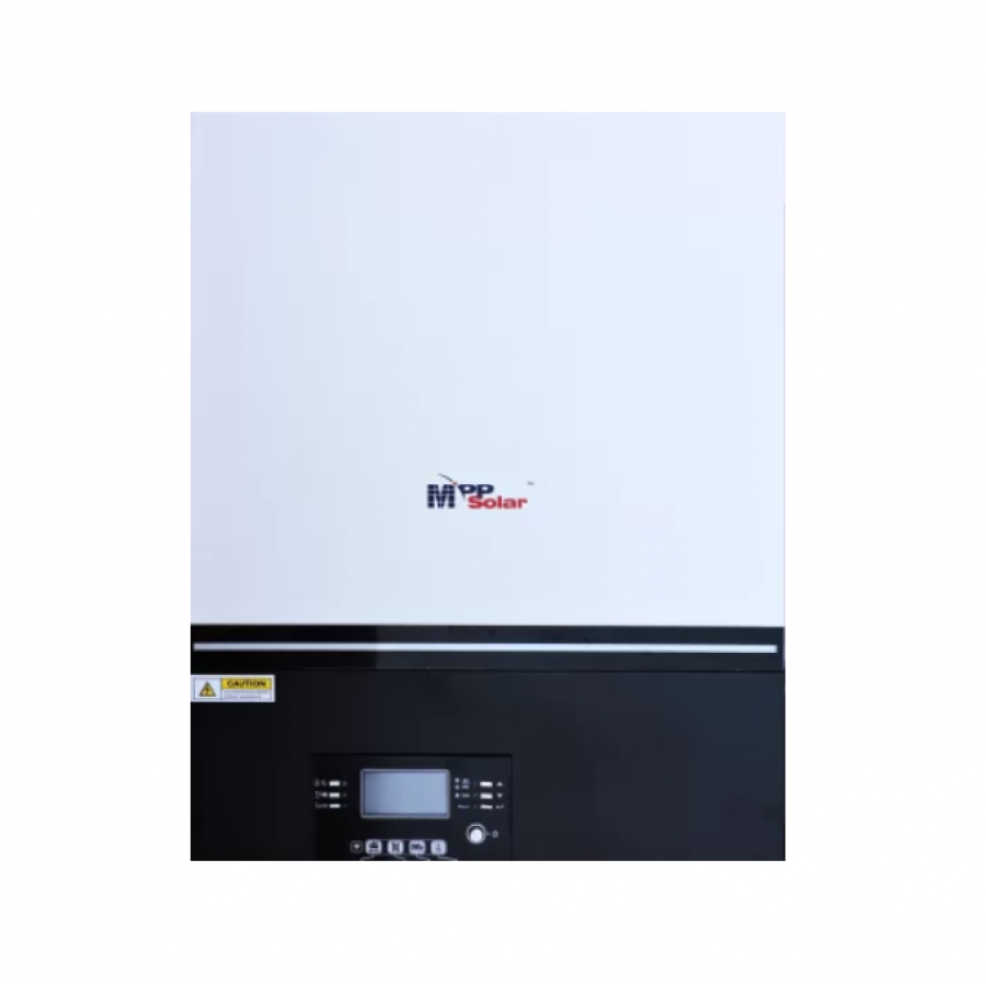 Invertor Offgrid MPPT cu regulator 2 x 80A, 8000 W, 48V, WiFi, Ecran LCD, Alb