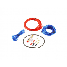Kit Auto KlaussTech de Cabluri pentru conectare statie, Subwoofer Muzical max 500 W / 3000 W, Multicolor