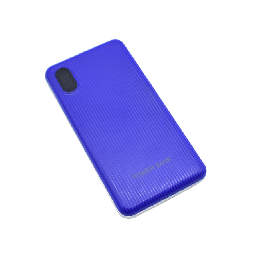 Baterie Externa, Klausstech, Afisaj Digital, 2 Iesiri Usb, 20000 Mah, 1 Iesire Typec, Albastru