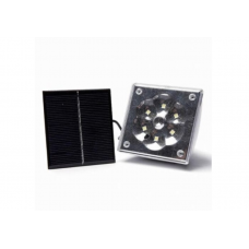 Bec Led Cu Panou Solar, Control Prin Telecomanda, 600mah, 100 Lumeni, Lumina Rece, Alb