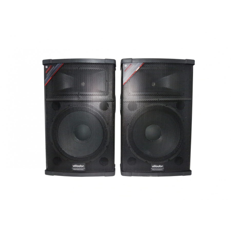 Boxe Profesionale 600 W 30 Cm, 2 Microfoane Wi-fi, Karaoke , Bluetooth , Usb , Card , Radio