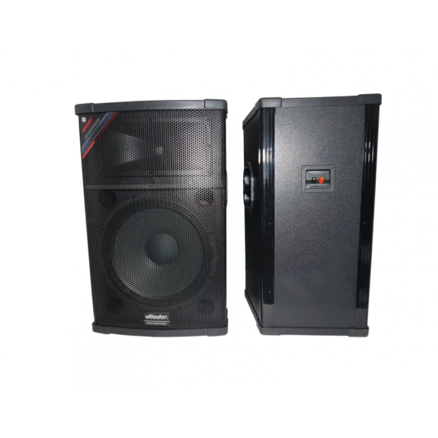 Boxe Profesionale 600 W 30 Cm, 2 Microfoane Wi-fi, Karaoke , Bluetooth , Usb , Card , Radio