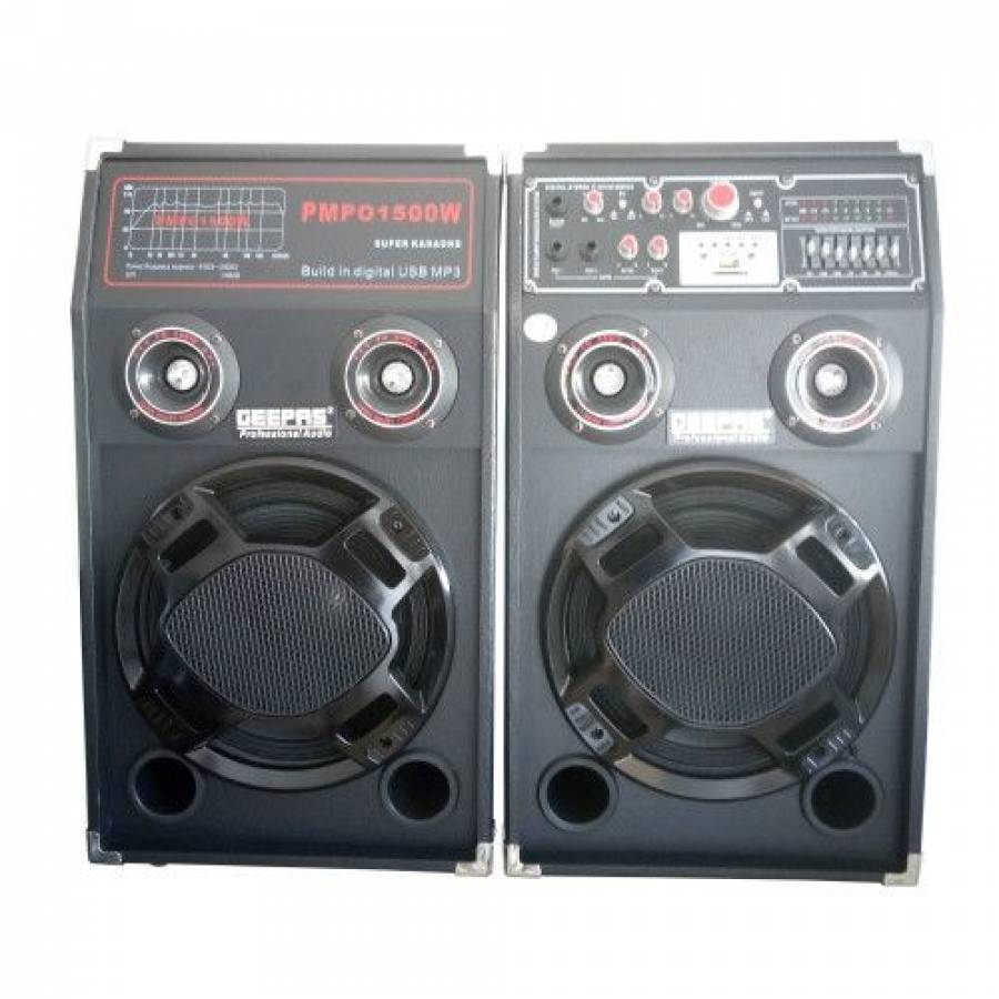 Et 2 Boxe Active, Cu Amplificator, Bluetooth, Usb (mp3), Aux, Card Sd, Radio, Telecomanda, Dp-284 Geepas