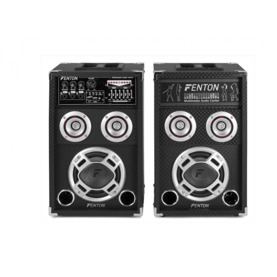 Set Boxa Activa + Pasiva Karaoke 6.5