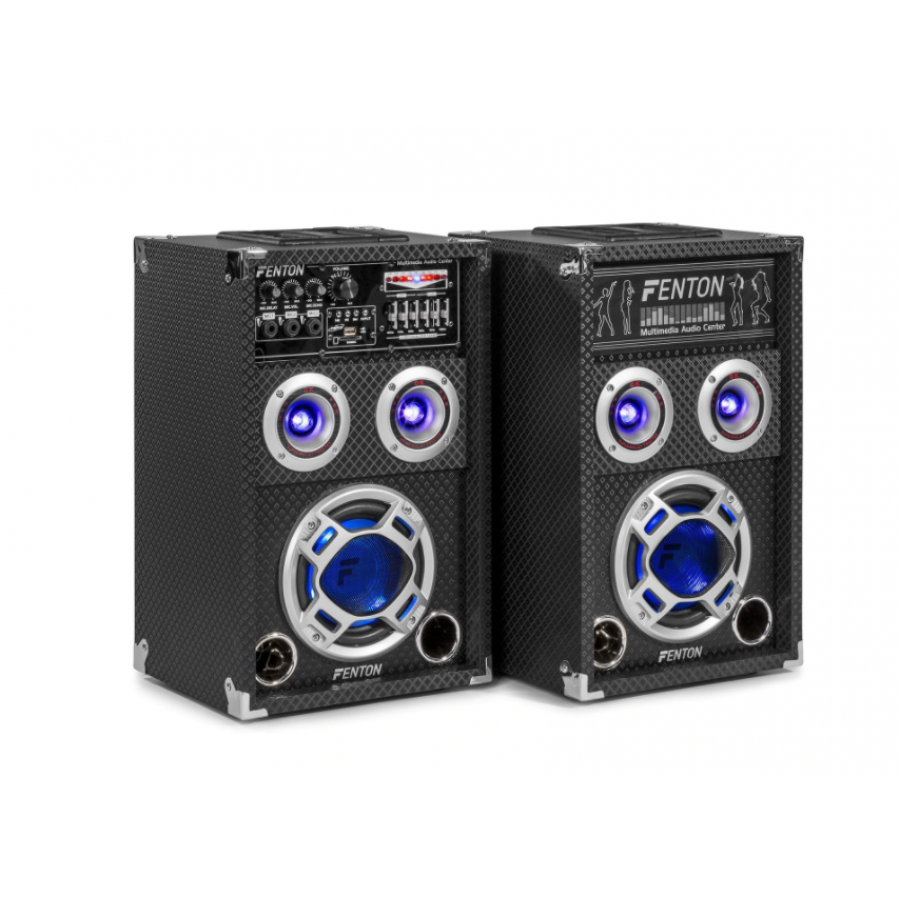 Set Boxa Activa + Pasiva Karaoke 6.5