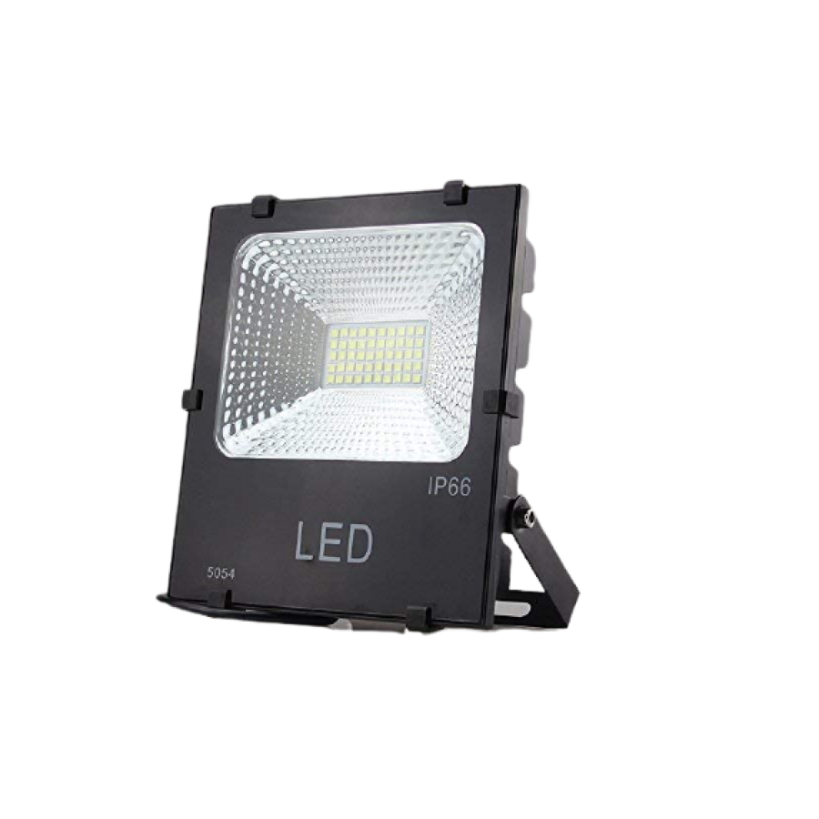 Proiector Solar, KlaussTech, Putere 100W, Panou Solar Inclus, Usor de Instalat, Modern, Usor de Folosit,  Negru